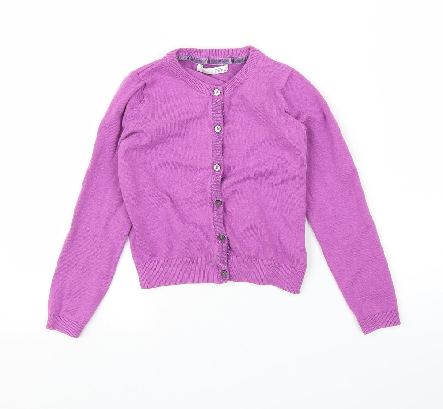 NEXT Girls Purple   Cardigan Jumper Size 6 Years