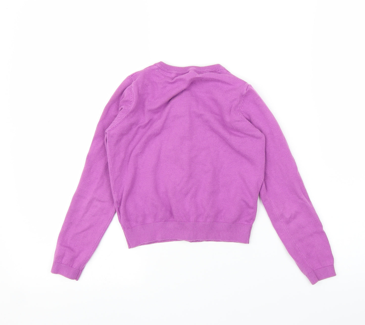 NEXT Girls Purple   Cardigan Jumper Size 6 Years