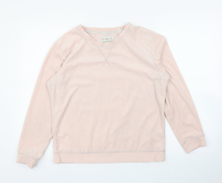 F&F Womens Pink Solid  Top Pyjama Top Size S