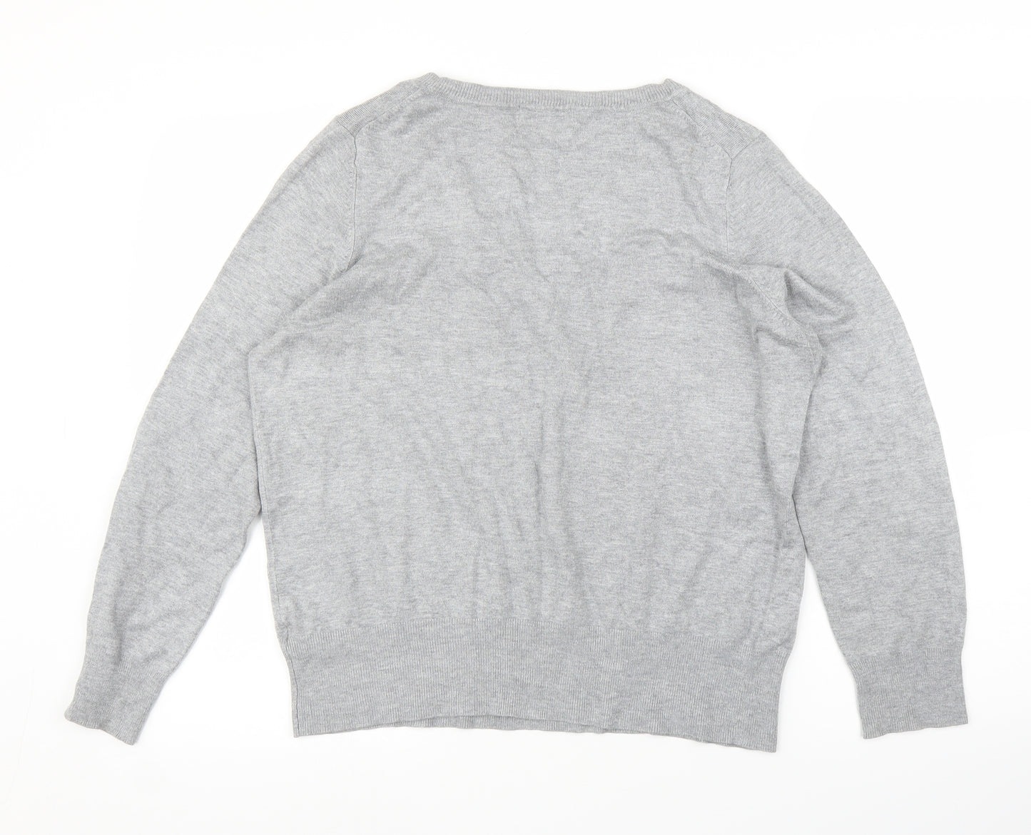 M&S Womens Grey   Pullover Jumper Size 18
