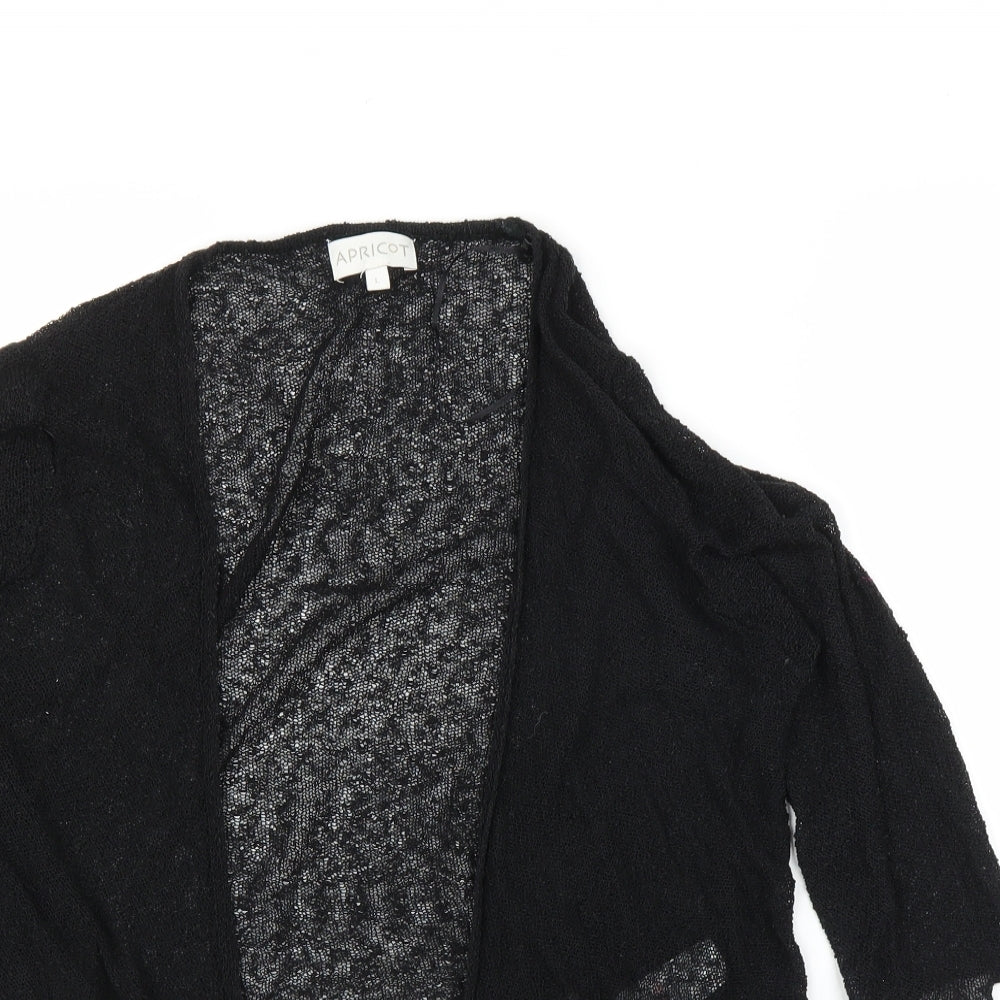 Apricot Womens Black   Cardigan Jumper Size L