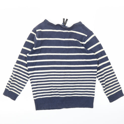 Primark Womens Blue Striped  Cardigan Jumper Size 10