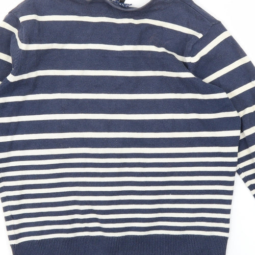 Primark Womens Blue Striped  Cardigan Jumper Size 10