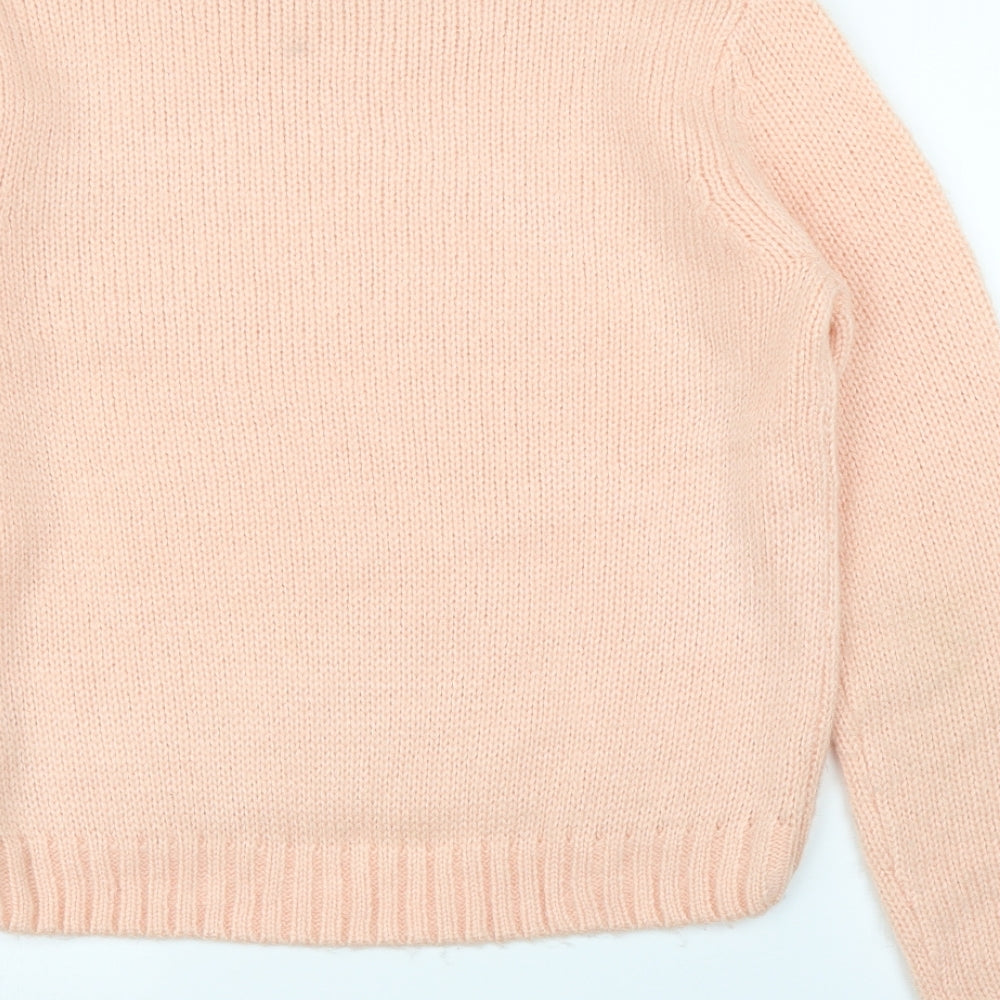 New Look Girls Pink   Pullover Jumper Size 14-15 Years