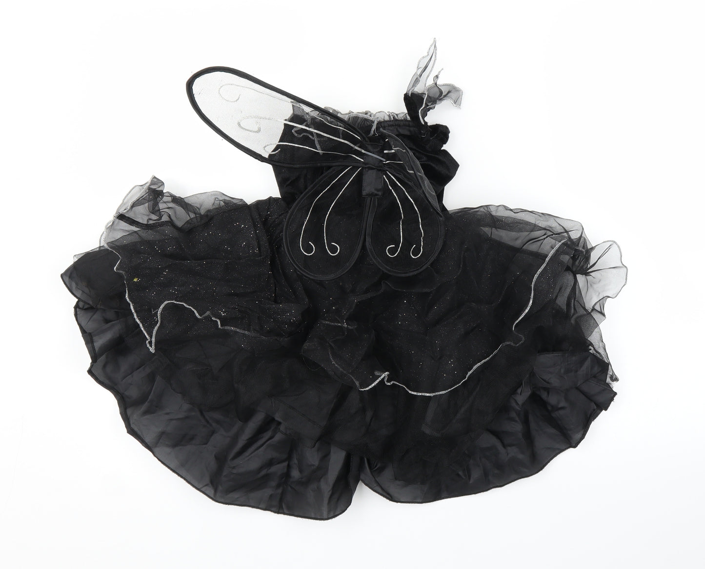 George Girls Black   Tutu Dress  Size 3-4 Years  - Fancy Dress, Bat