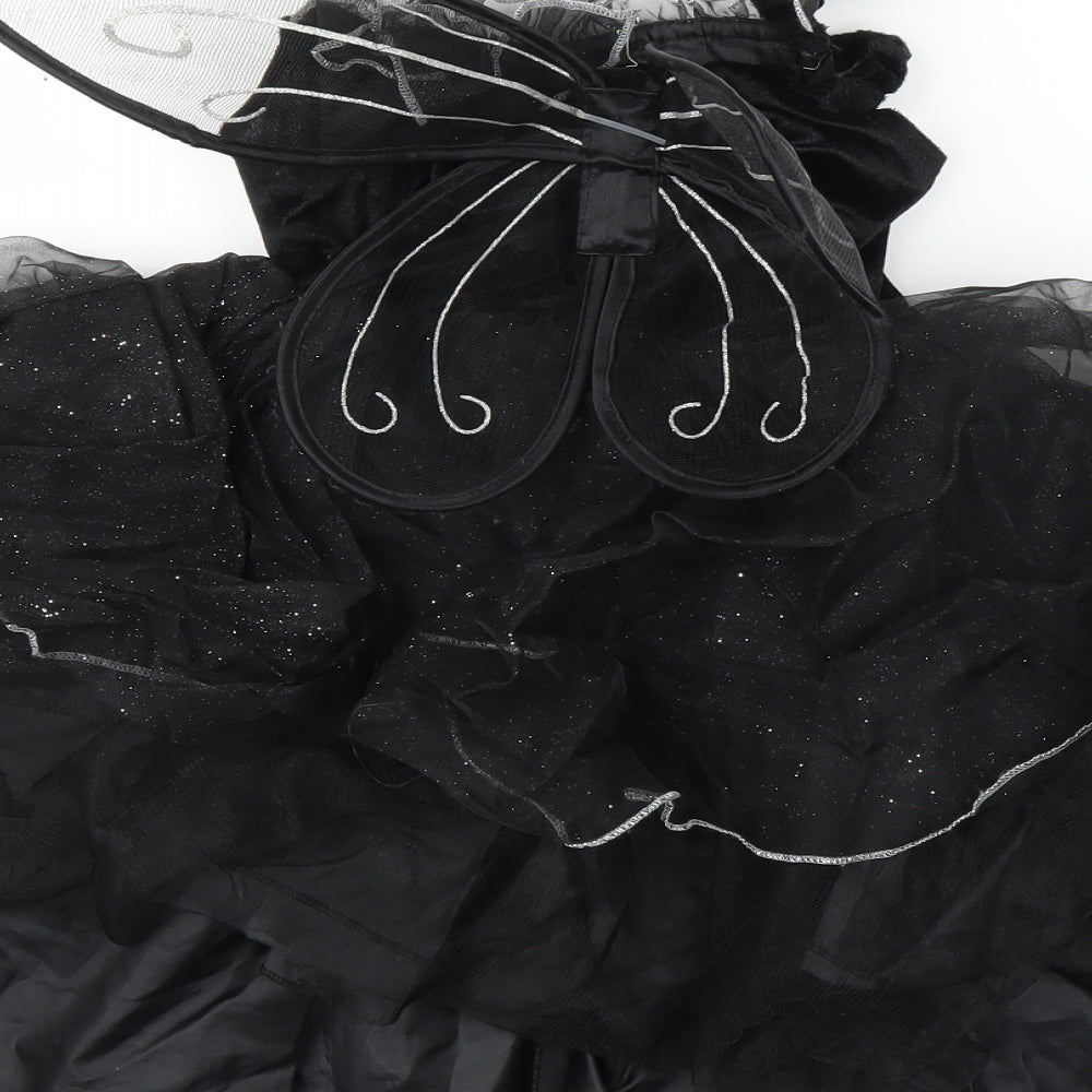 George Girls Black   Tutu Dress  Size 3-4 Years  - Fancy Dress, Bat