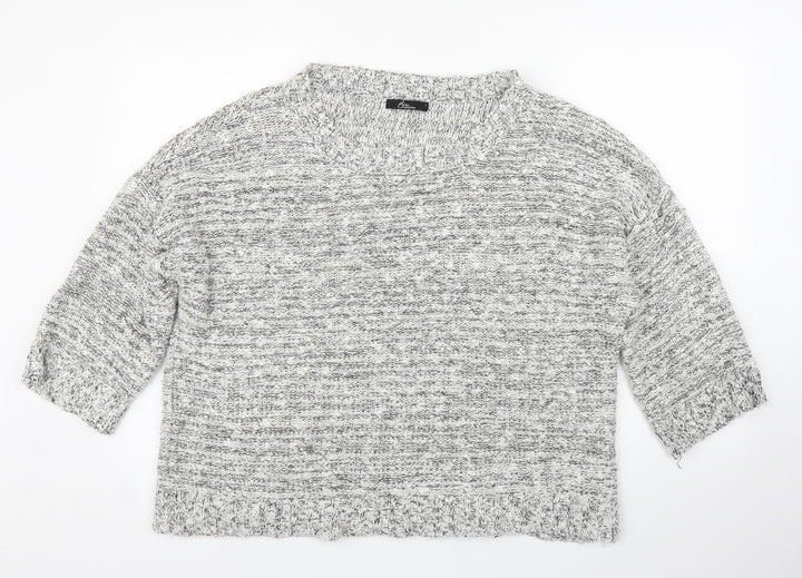 BM Womens Grey   Pullover Jumper Size L