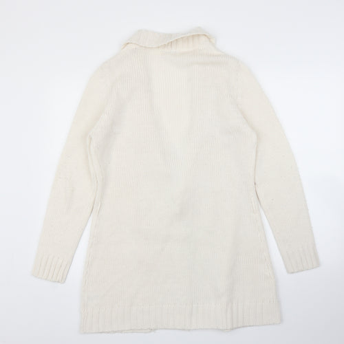 Evie Womens White   Cardigan Jumper Size 14