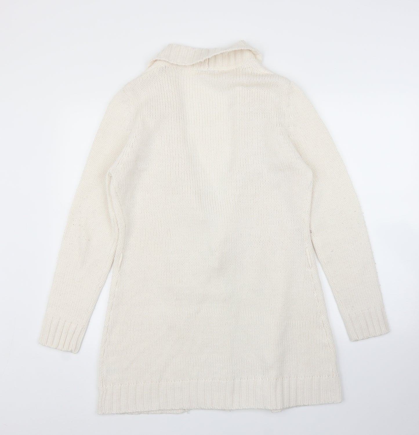 Evie Womens White   Cardigan Jumper Size 14
