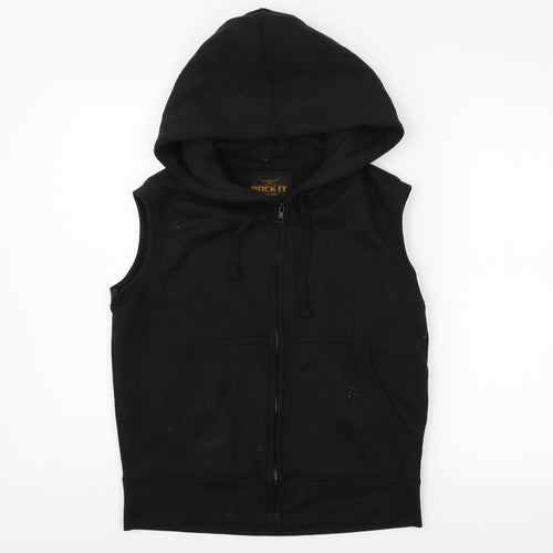 Rock it Womens Black   Full Zip Jumper Size S