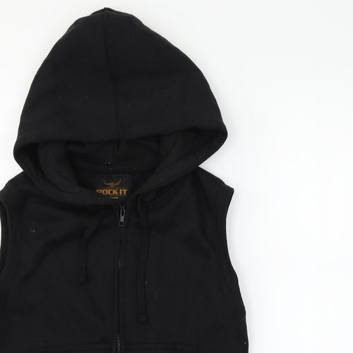 Rock it Womens Black   Full Zip Jumper Size S