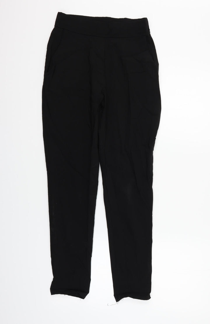 Boohoo Womens Black   Trousers  Size 8 L26 in