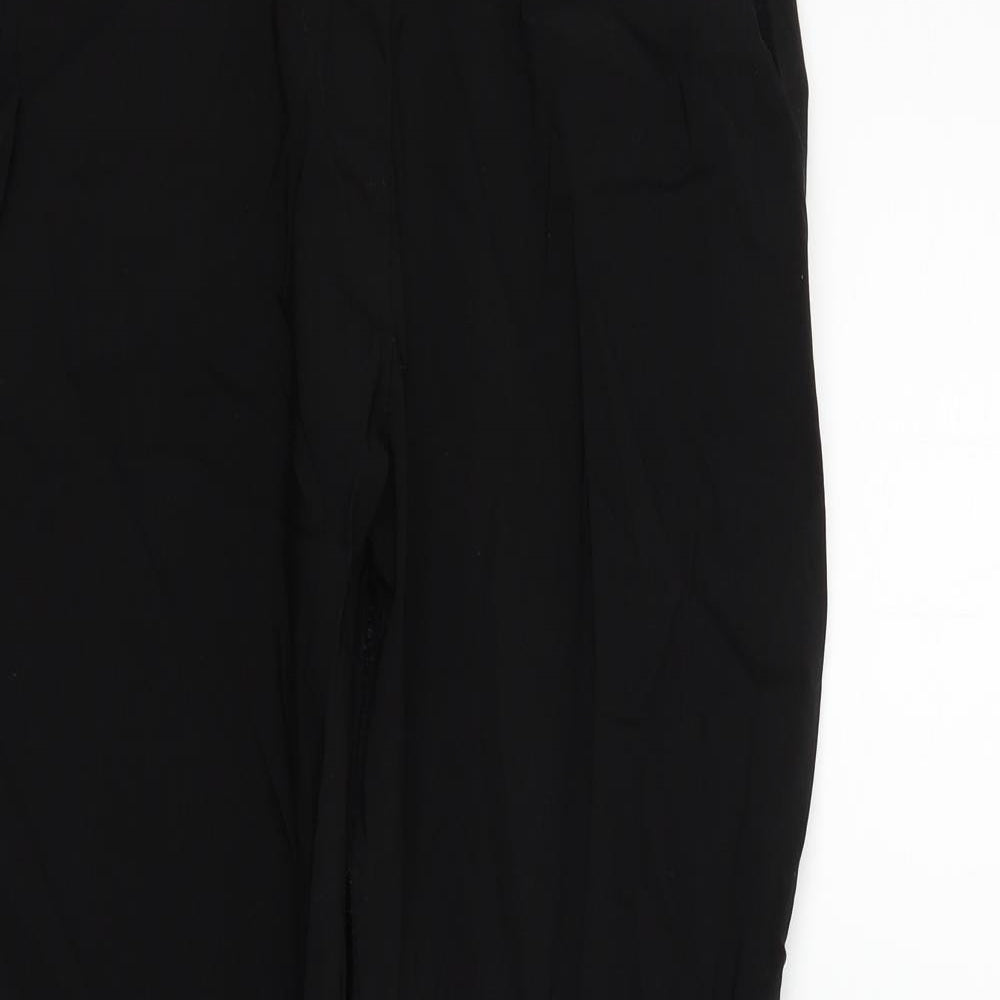 Boohoo Womens Black   Trousers  Size 8 L26 in