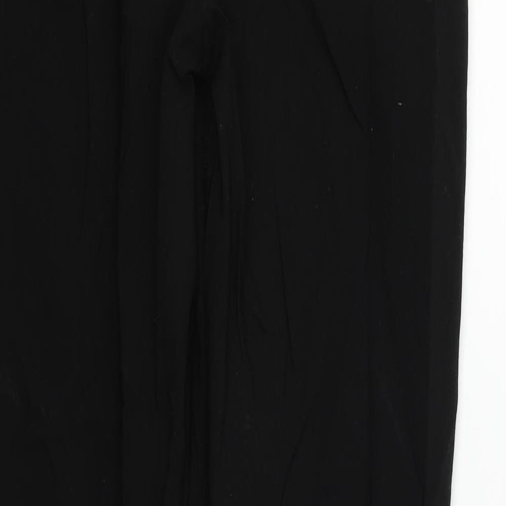 Boohoo Womens Black   Trousers  Size 8 L26 in
