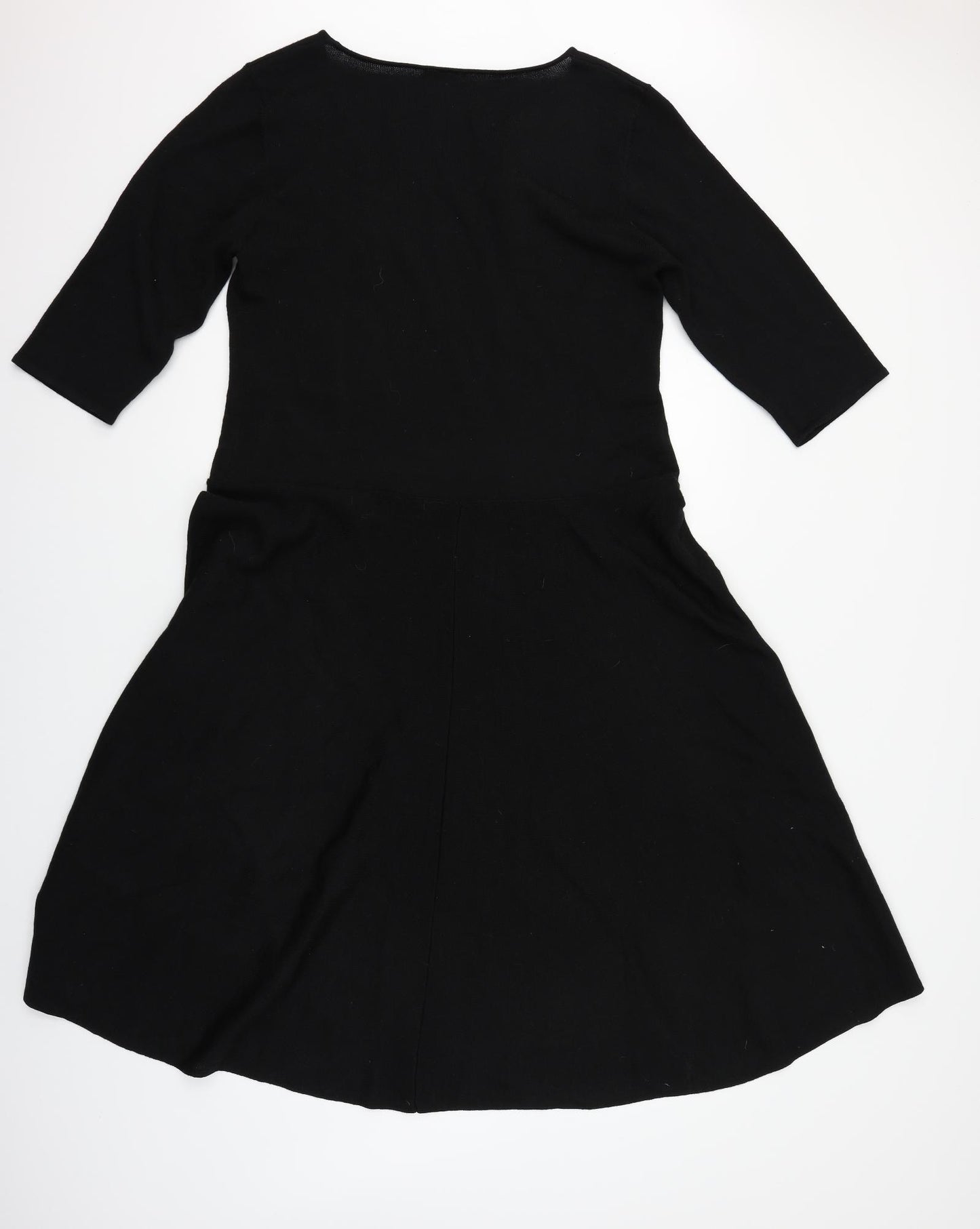 Preworn Womens Black   Fit & Flare  Size 18
