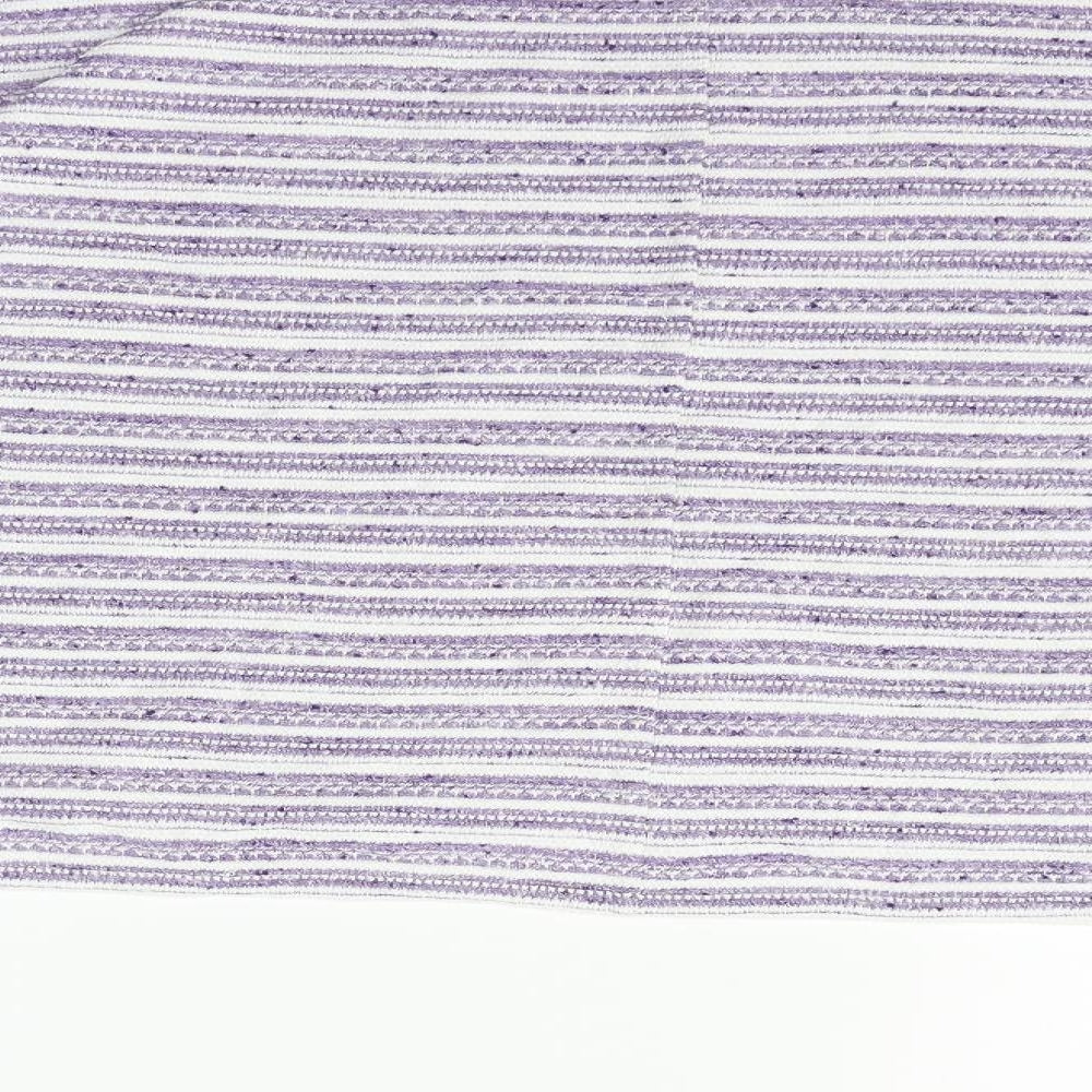 Marks and Spencer Womens Purple Striped  Pullover Jumper Size 12