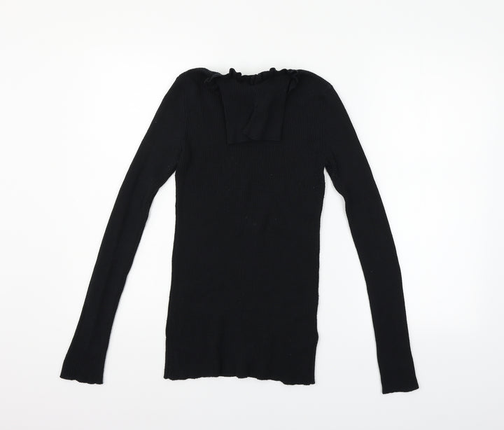 H&M Womens Black   Pullover Jumper Size S