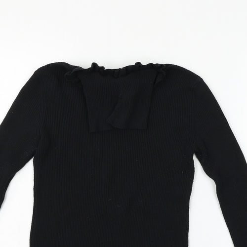 H&M Womens Black   Pullover Jumper Size S