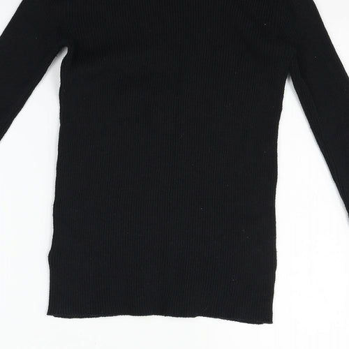 H&M Womens Black   Pullover Jumper Size S
