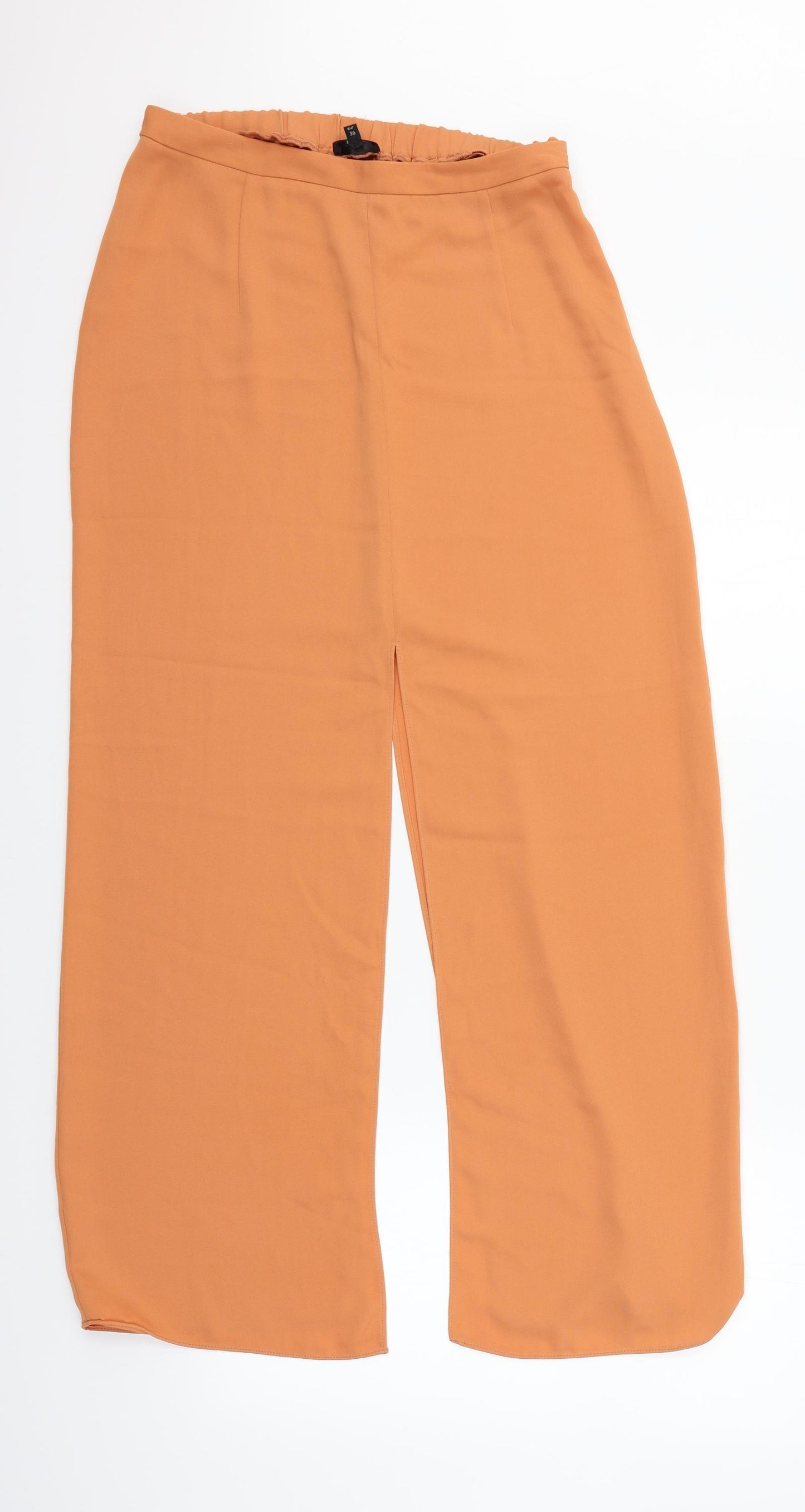 River Island Womens Orange   Trousers  Size 10 L28 in - open legged