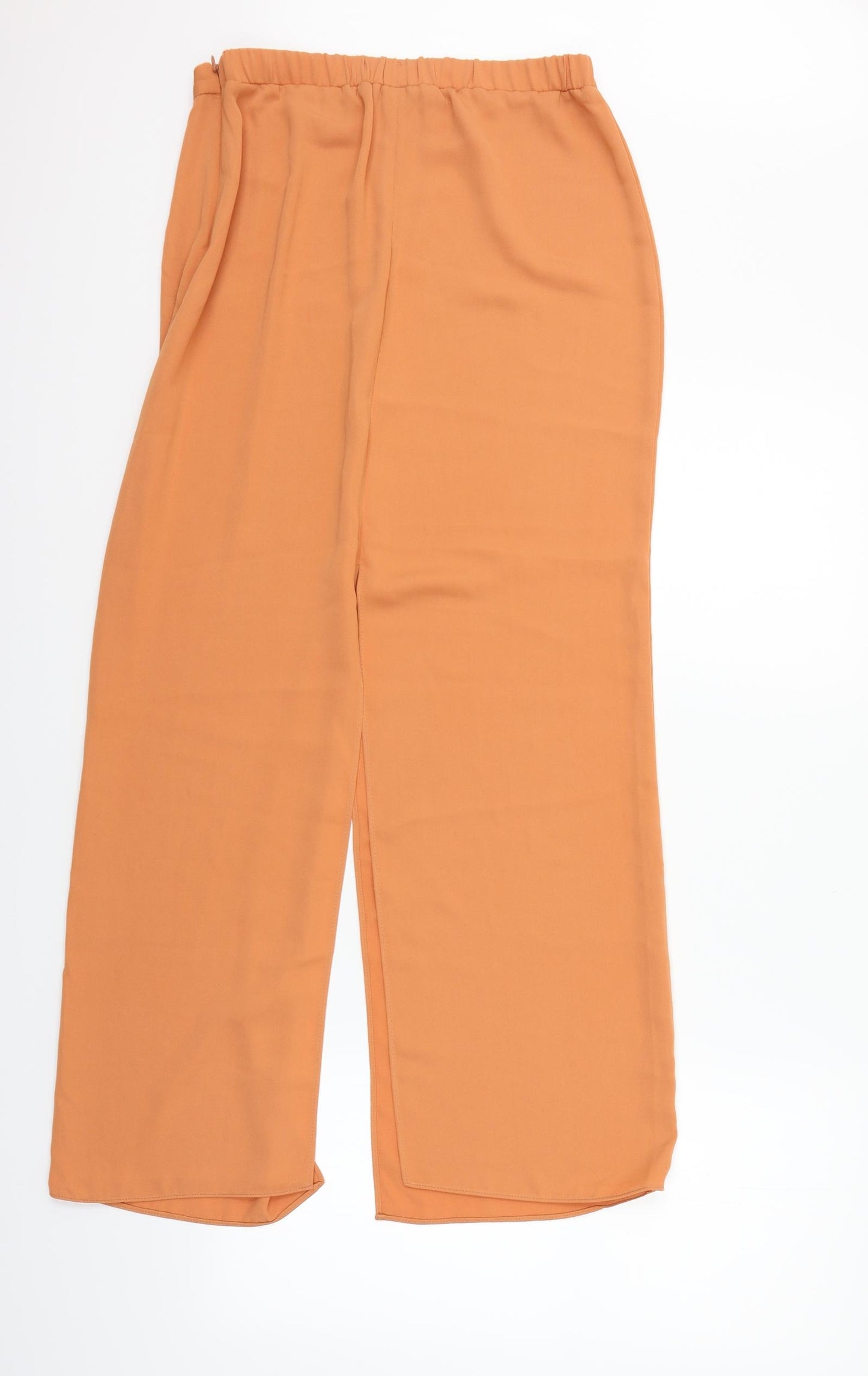 River Island Womens Orange   Trousers  Size 10 L28 in - open legged