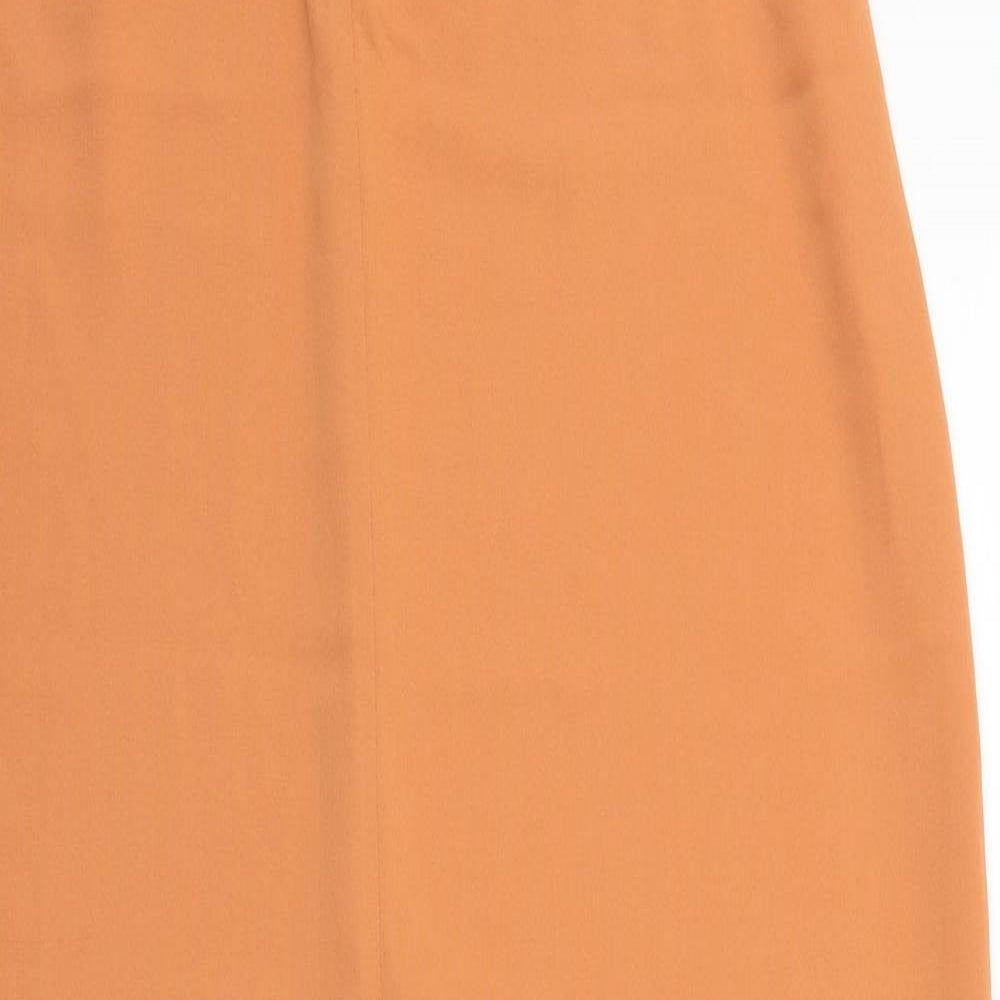 River Island Womens Orange   Trousers  Size 10 L28 in - open legged