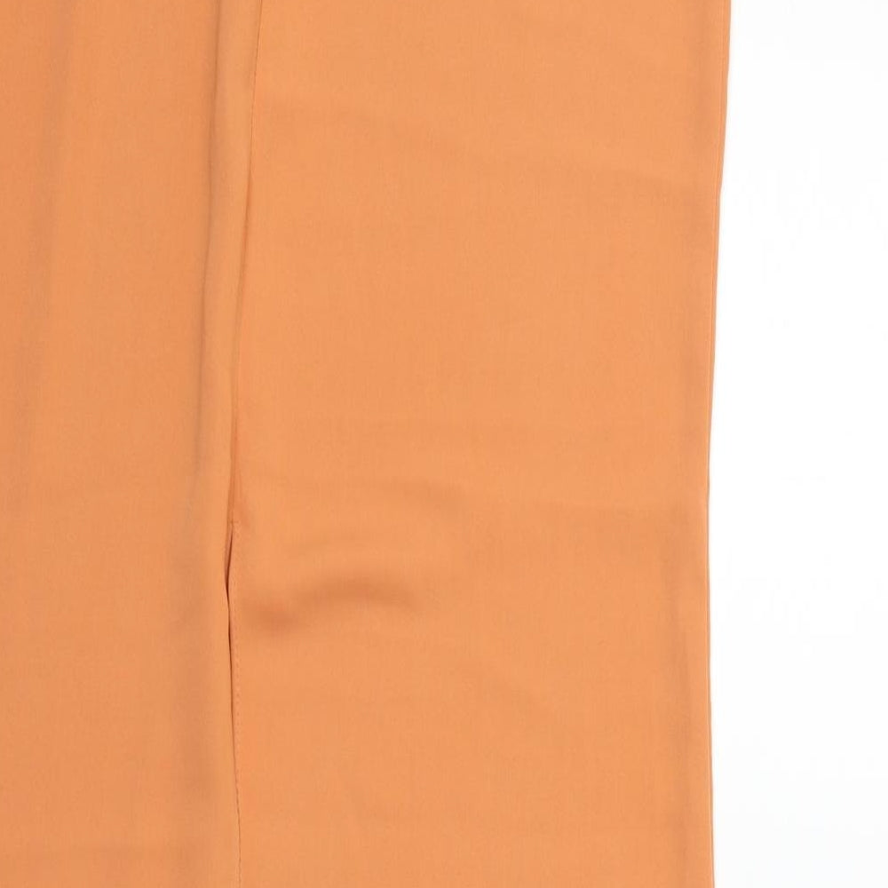 River Island Womens Orange   Trousers  Size 10 L28 in - open legged