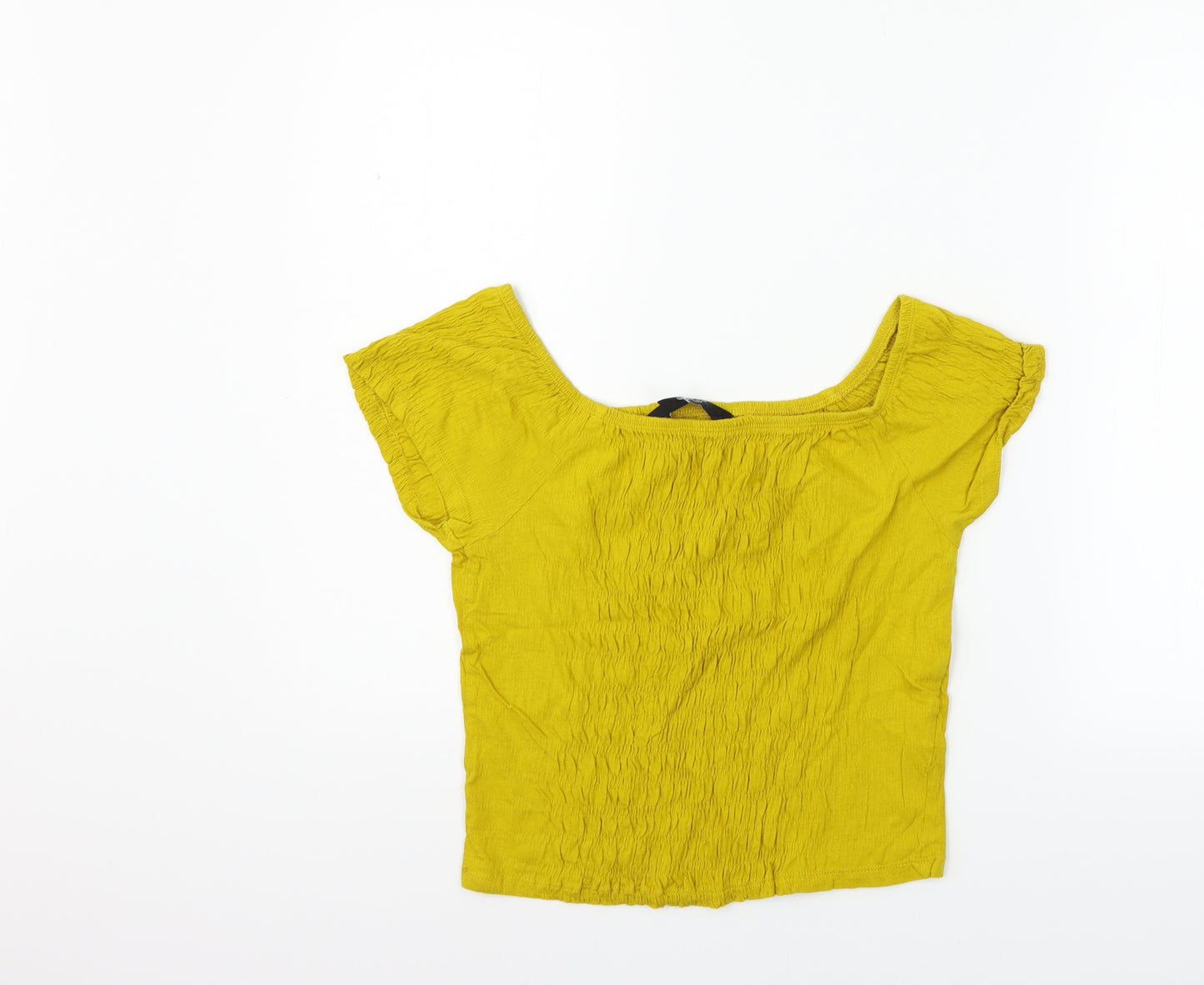 New Look Girls Yellow   Basic Blouse Size 14-15 Years