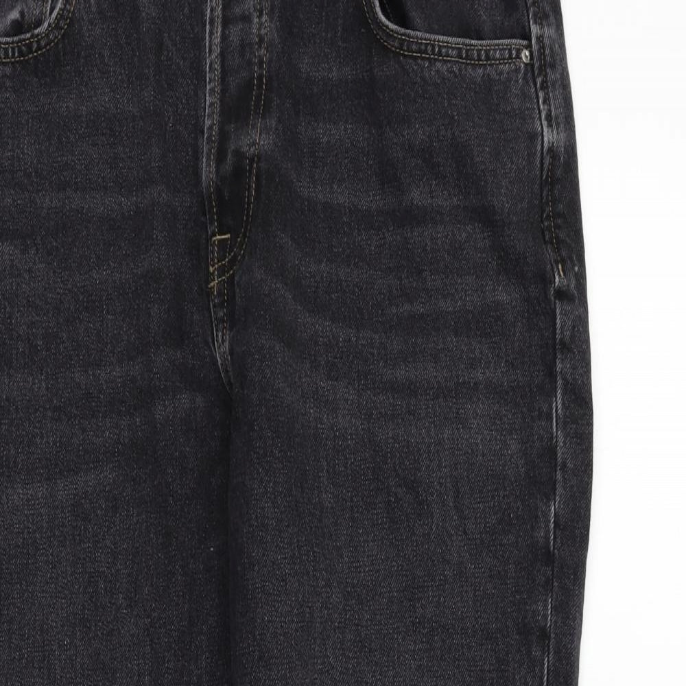 Very Womens Black   Straight Jeans Size 14 L25 in
