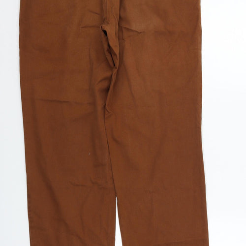 Marks and Spencer Womens Brown   Trousers  Size 32 in L26 in