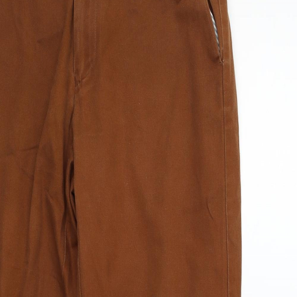 Marks and Spencer Womens Brown   Trousers  Size 32 in L26 in