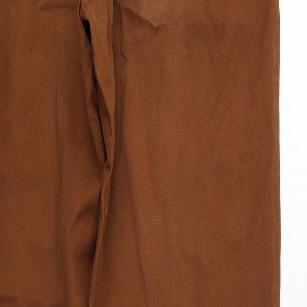 Marks and Spencer Womens Brown   Trousers  Size 32 in L26 in