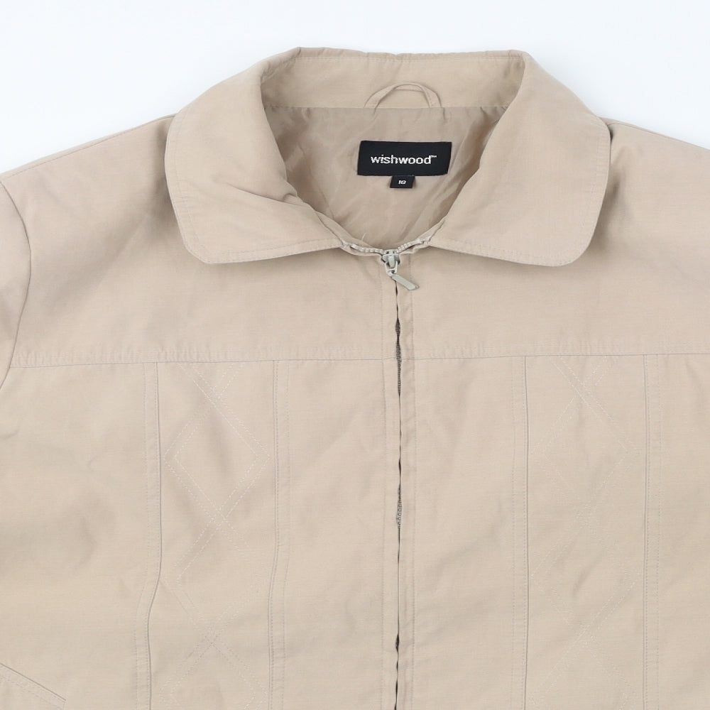 wishwood Womens Beige   Jacket  Size 18