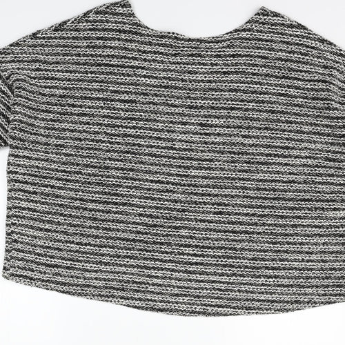 Atmosphere Womens Grey Houndstooth  Pullover Jumper Size M