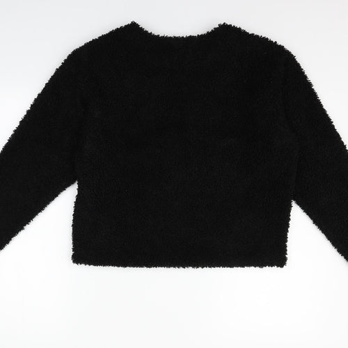 Preworn Womens Black   Pullover Jumper Size M