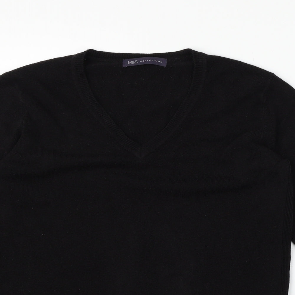 Marks and Spencer Womens Black   Pullover Jumper Size 10
