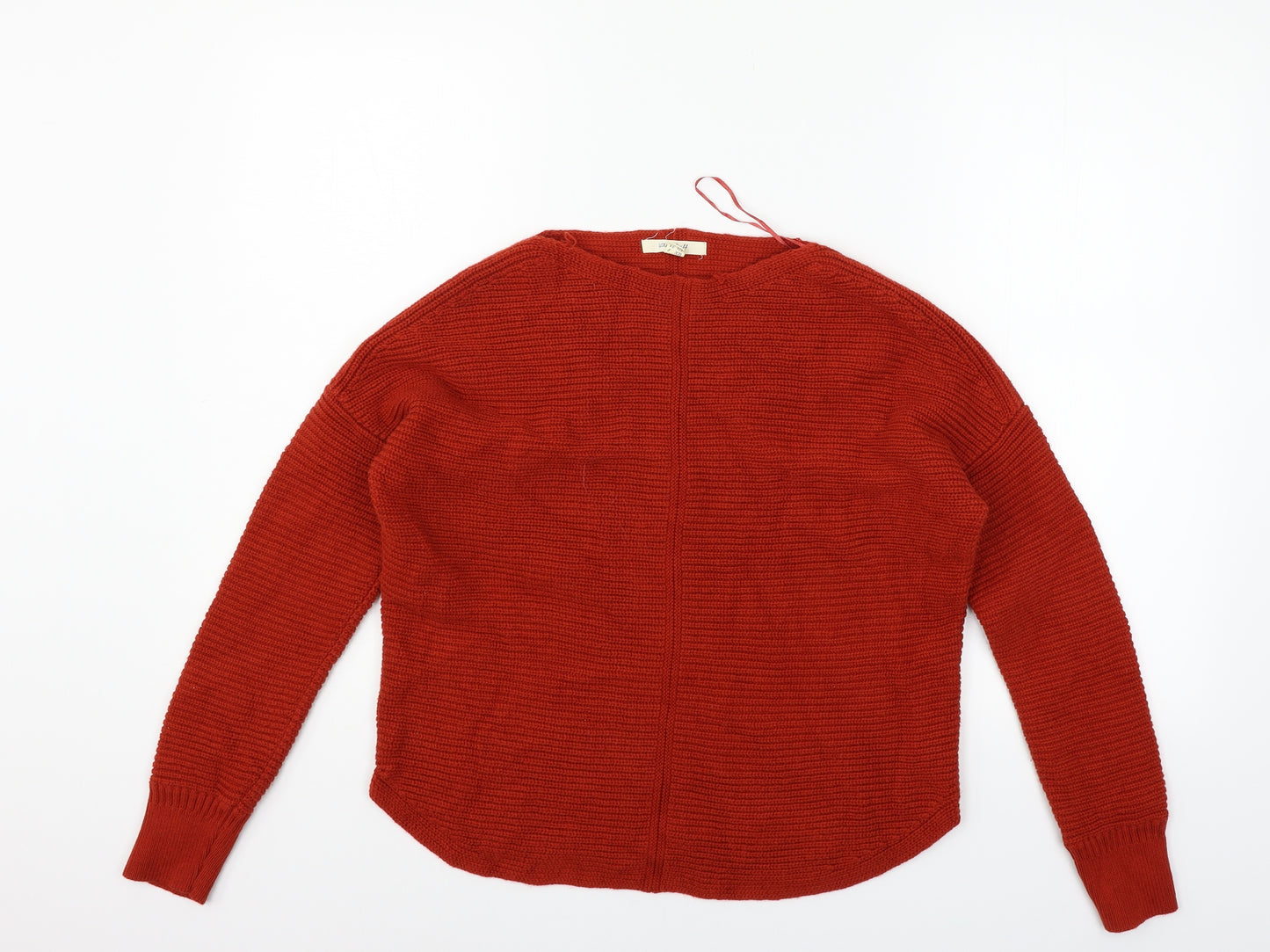 White Stuff Womens Orange   Pullover Jumper Size 8