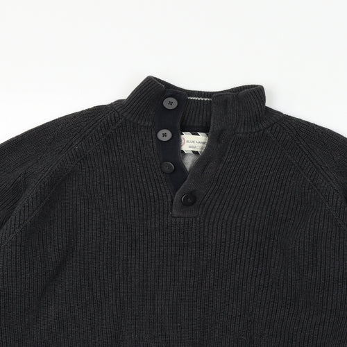 Blue Harbour Womens Black   Pullover Jumper Size L