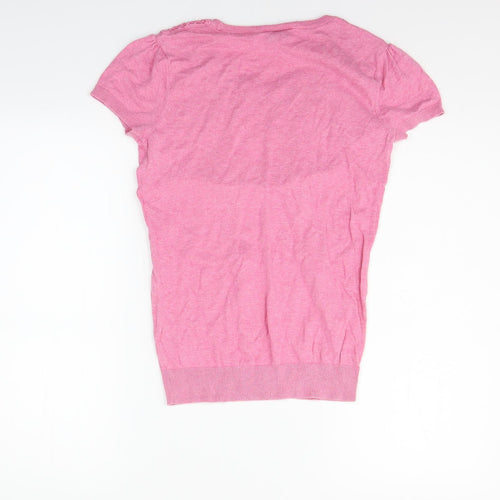 Topshop Womens Pink   Pullover Jumper Size 10