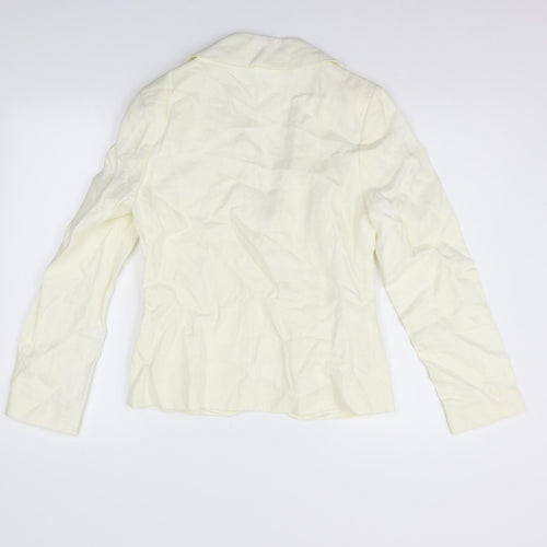 Laura Ashley Womens White   Jacket Blazer Size 10