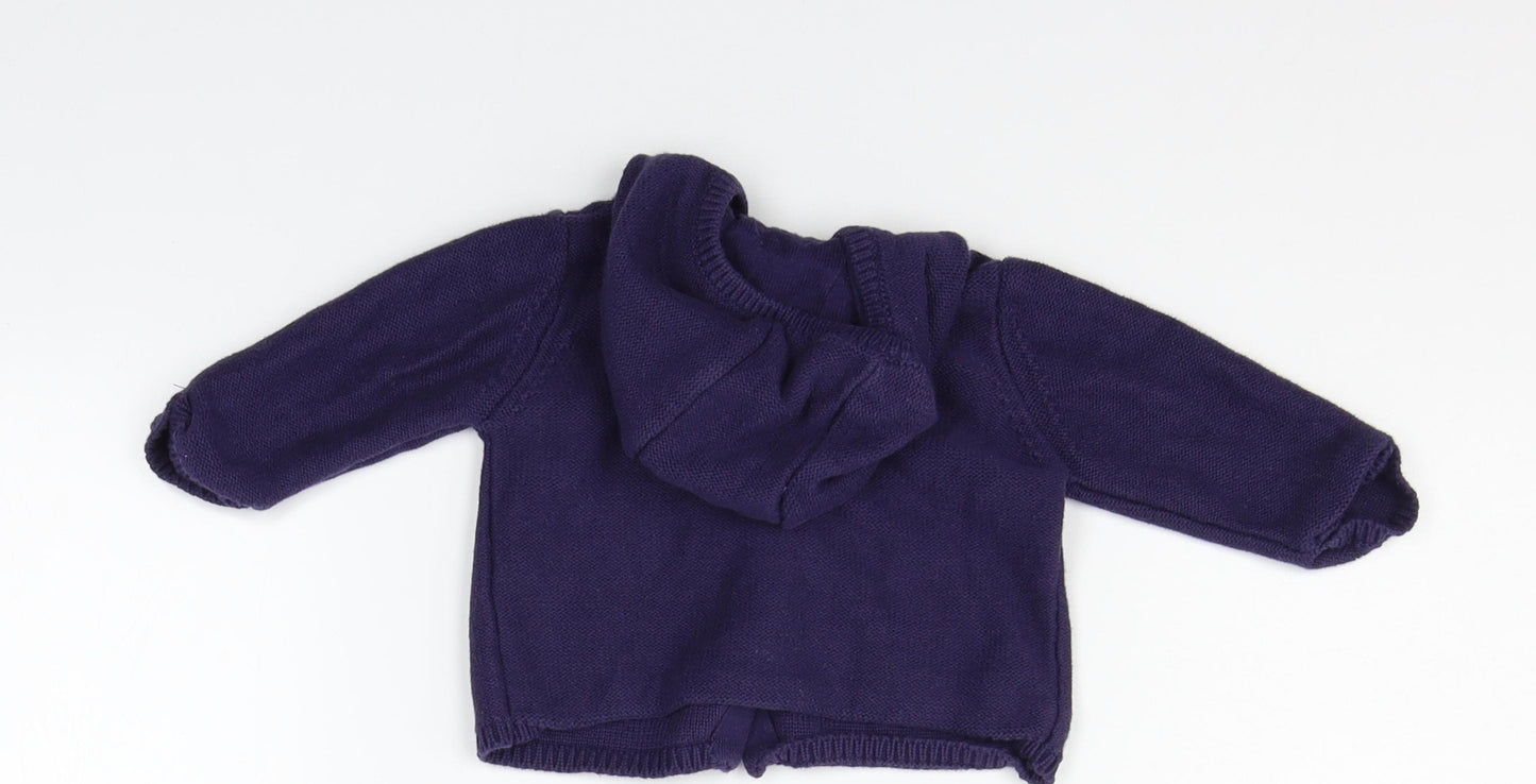 Mini Club Girls Blue   Cardigan Jumper Size 0-3 Months