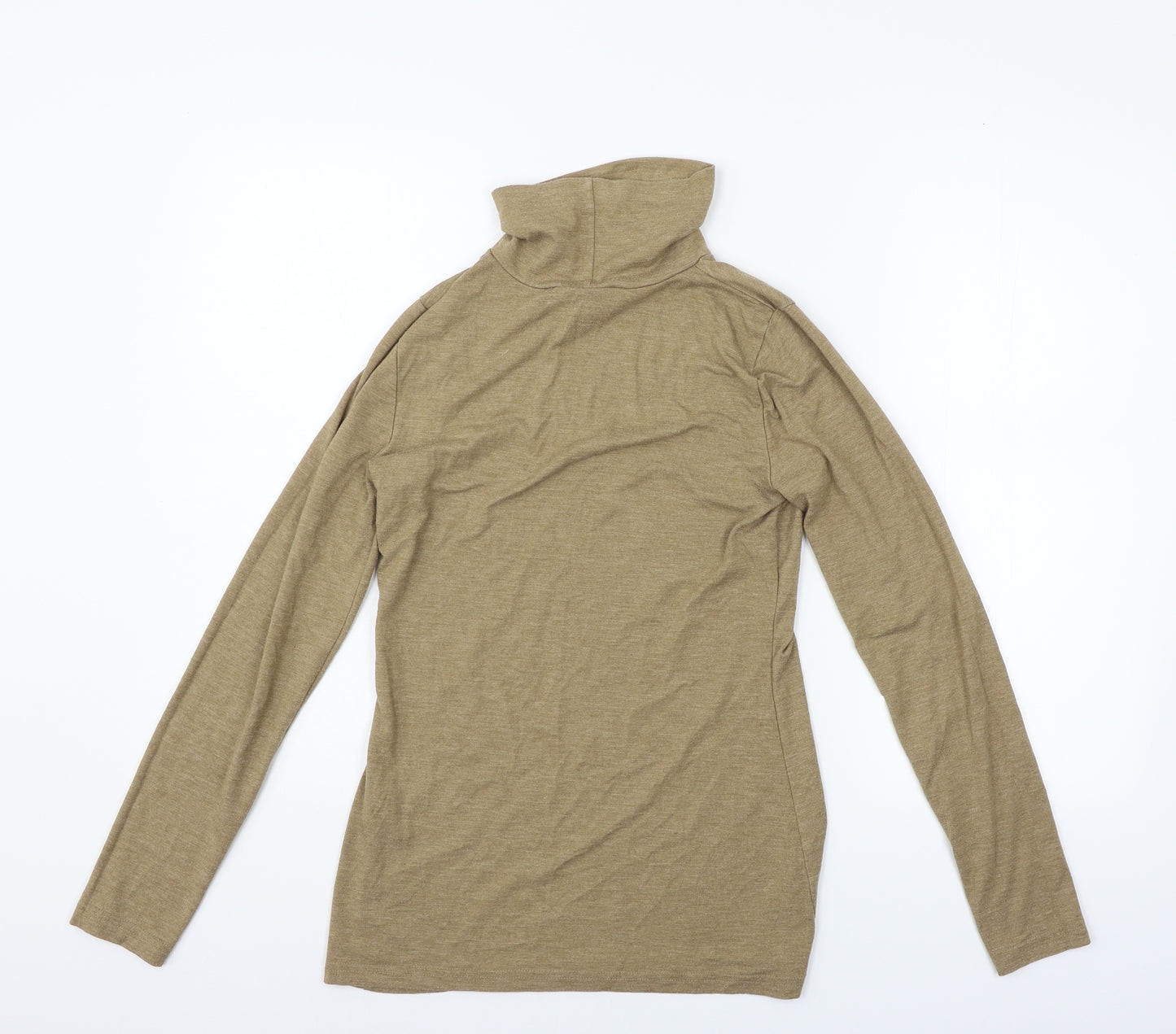 Warehouse Womens Beige   Basic T-Shirt Size 10