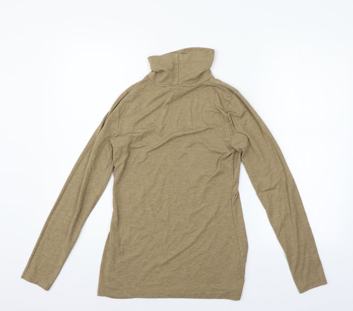 Warehouse Womens Beige   Basic T-Shirt Size 10