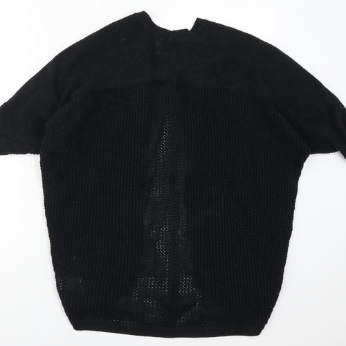 Preworn Womens Black   Cardigan Jumper Size M