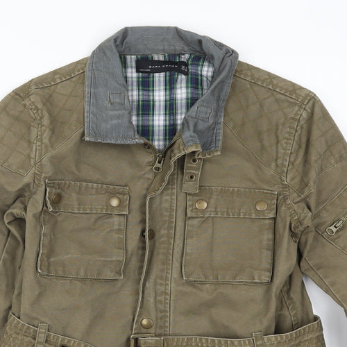 Zara Womens Green   Jacket Coat Size S