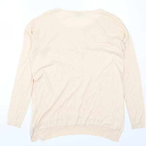 Warehouse Womens Beige   Pullover Jumper Size 8