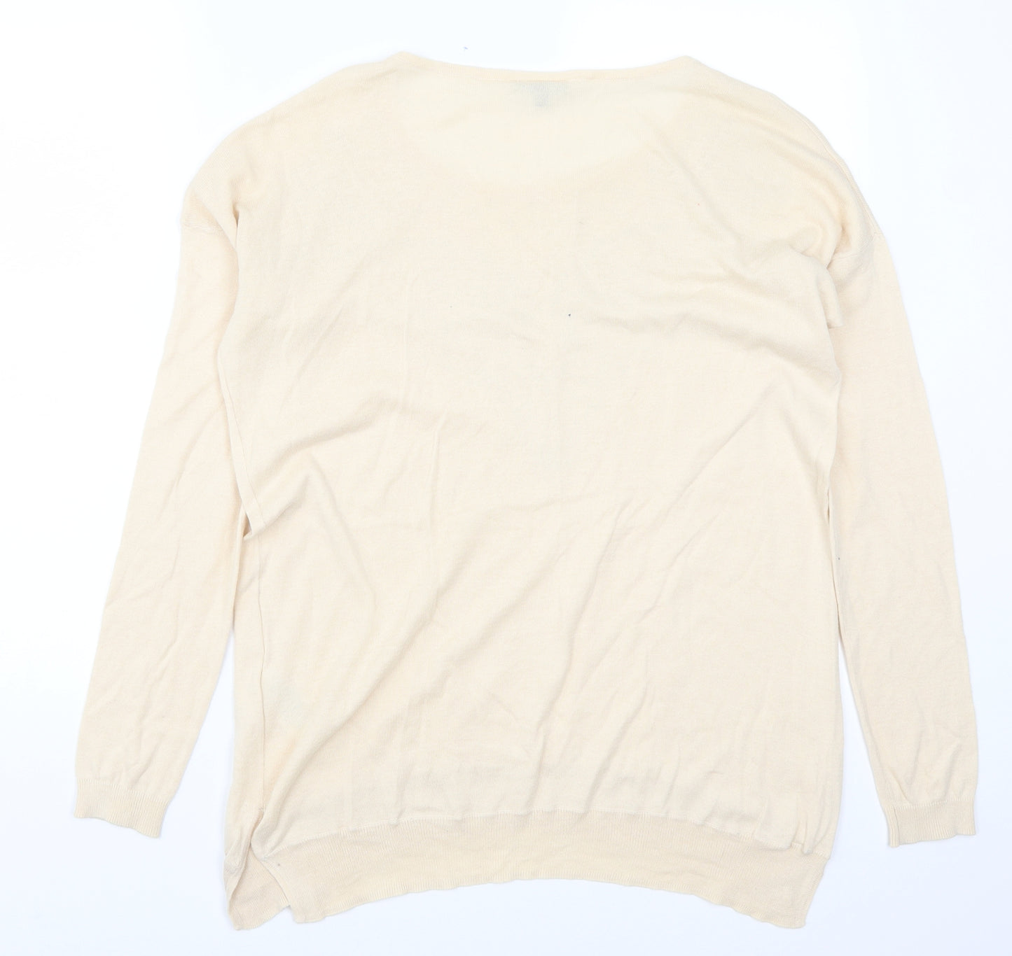 Warehouse Womens Beige   Pullover Jumper Size 8