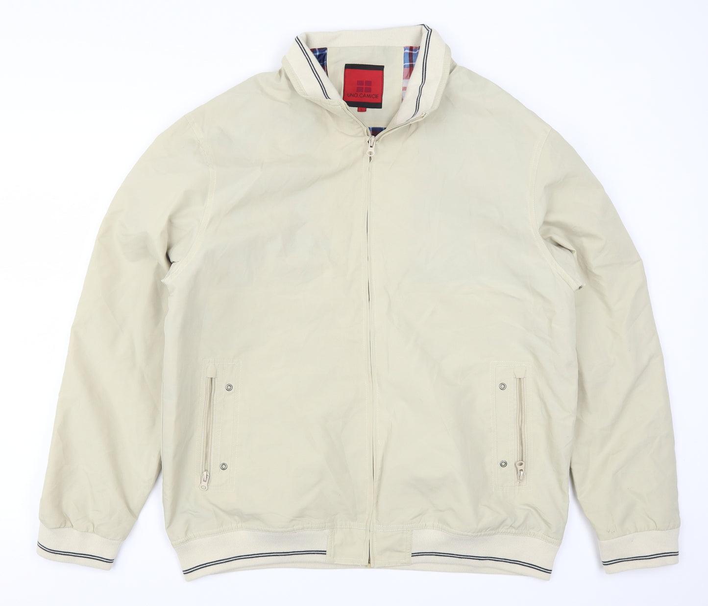 Uno Camice Womens Beige   Bomber Jacket Jacket Size L