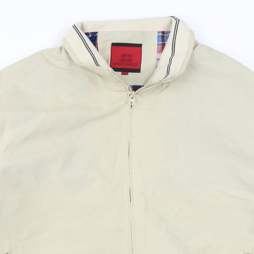 Uno Camice Womens Beige   Bomber Jacket Jacket Size L