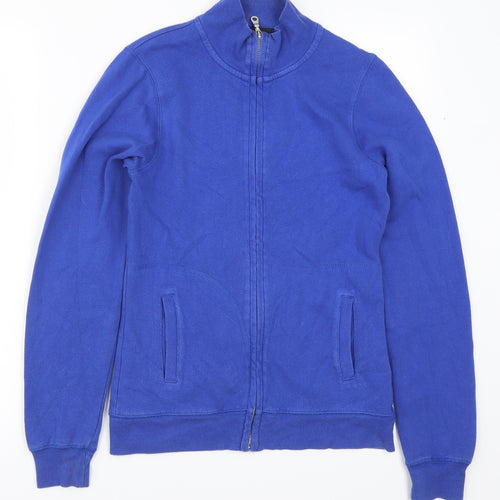 George Womens Blue   Full Zip Sweatshirt Size 8